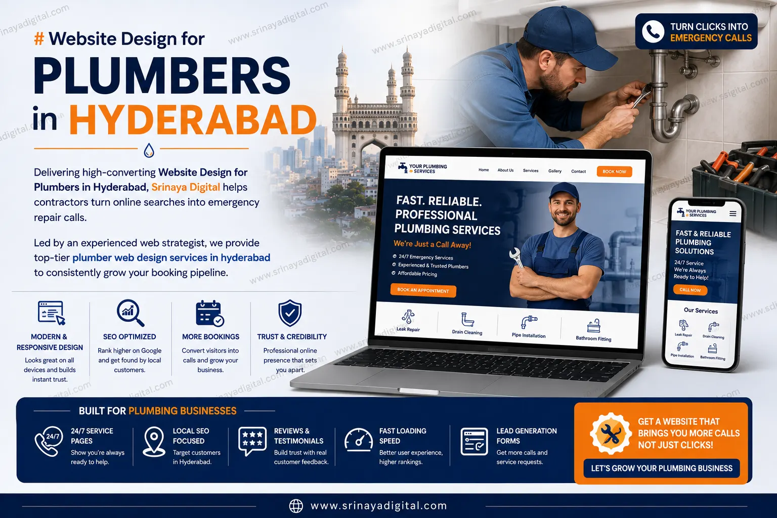 Website Design for Plumbers in Hyderabad
